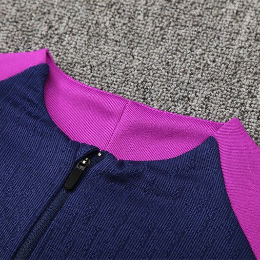 25/26 FC Barcelona Training Blue/Purple Tracksuit