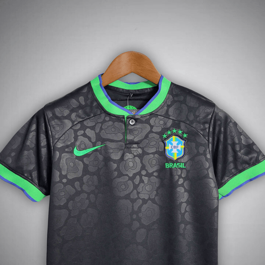 Brazil "Black Leopard" Premium Kids Size Kit
