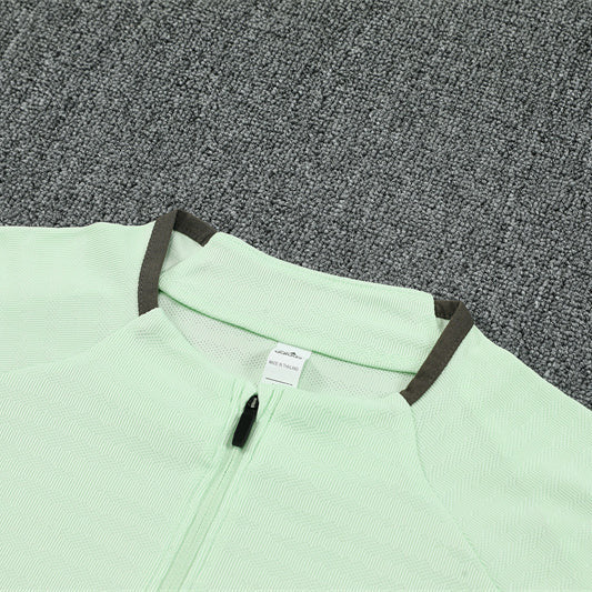 25/26 Real Madrid Training Lime Green Kids Size Tracksuit