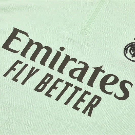25/26 Real Madrid Training Lime Green Kids Size Tracksuit