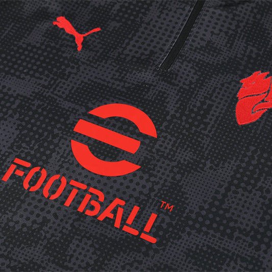 25/26 AC Milan Training Black Tracksuit