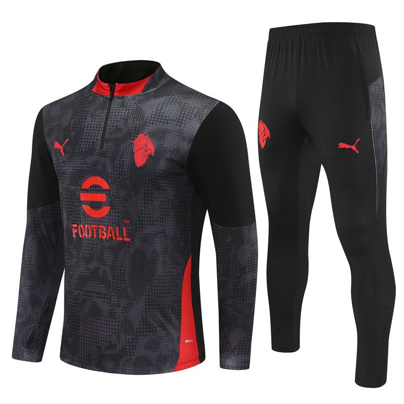25/26 AC Milan Training Black Tracksuit