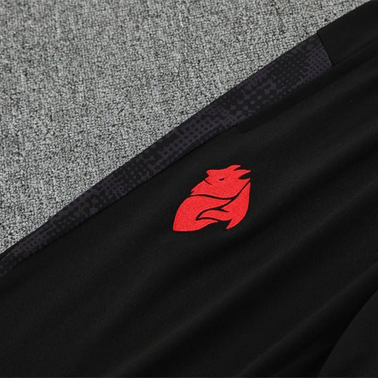 25/26 AC Milan Training Black Kids Size Tracksuit