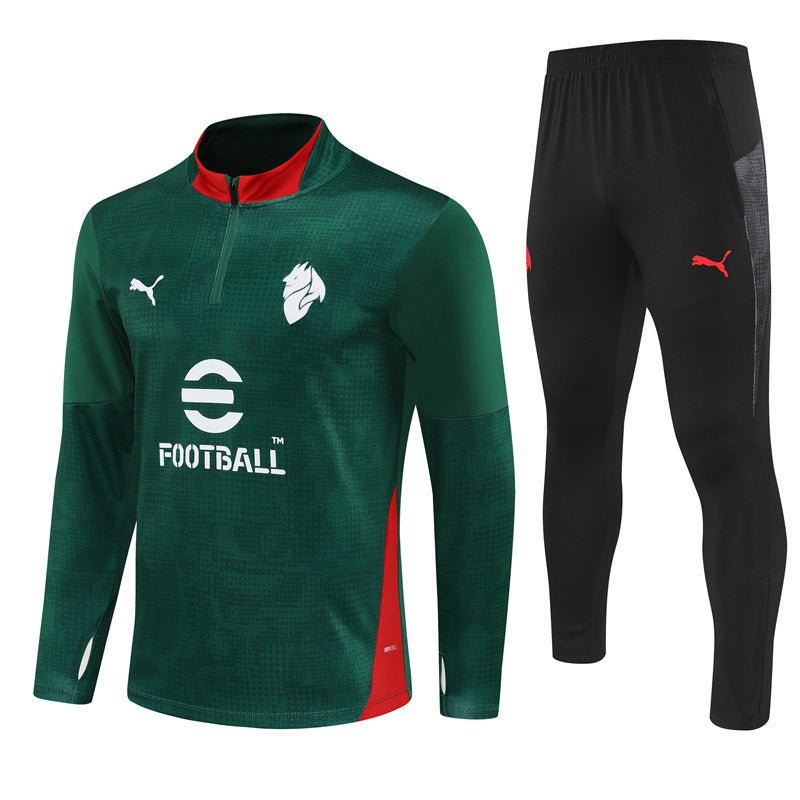 25/26 AC Milan Training Green Tracksuit
