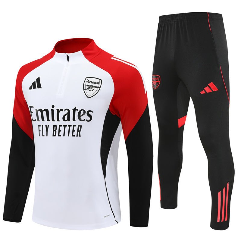 25/26 Arsenal White/Red Tracksuit