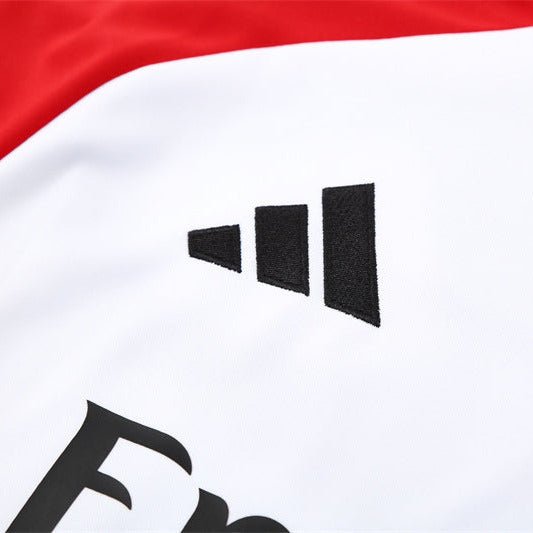 25/26 Arsenal White/Red Kids Size Tracksuit