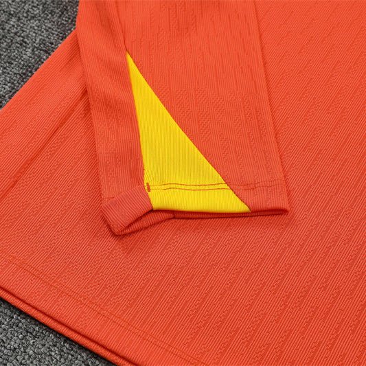 25/26 Brazil Training Orange Kids Size Tracksuit