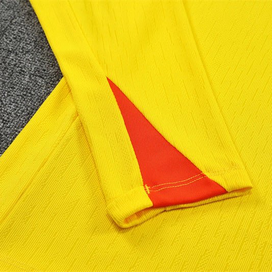 25/26 Brazil Training Yellow Kids Size Tracksuit