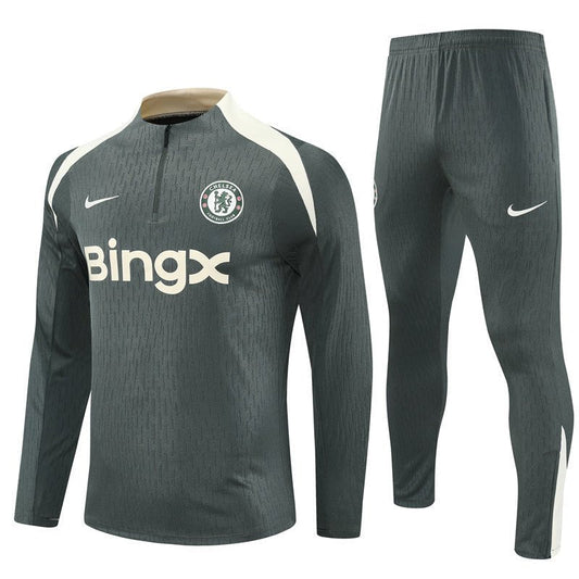25/26 Chelsea x Nike Grey Strike Drill Tracksuit