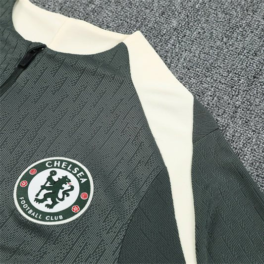 25/26 Chelsea x Nike Grey Strike Drill Kids Size Tracksuit