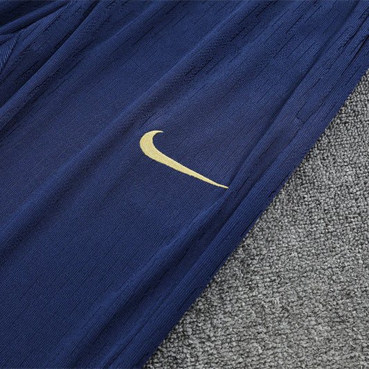 25/26 FC Barcelona Half Zip Training Blue/Purple Tracksuit