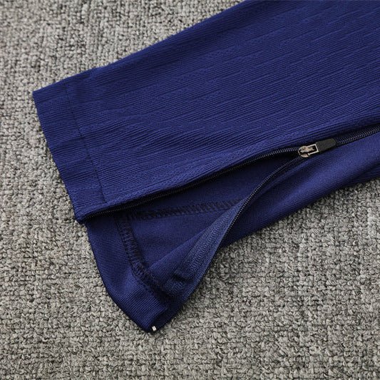 25/26 FC Barcelona Training Blue/Orange Kids Size Tracksuit