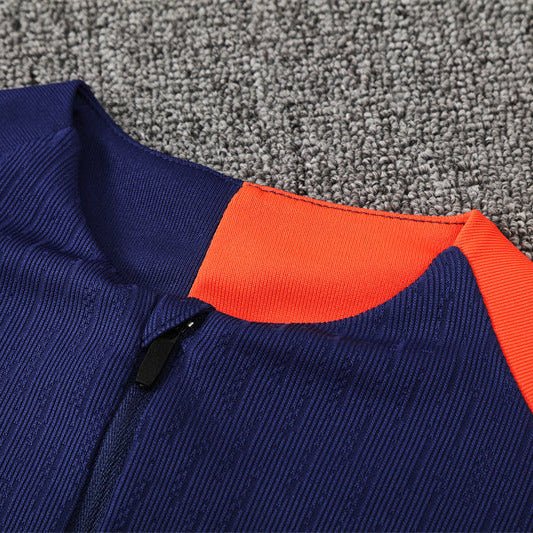 25/26 FC Barcelona Training Blue/Orange Tracksuit