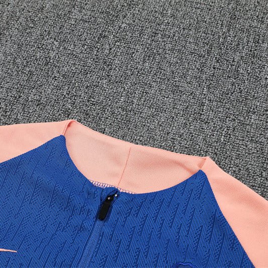 25/26 France Training Blue/Pink Tracksuit