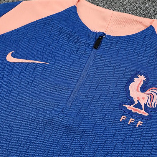 25/26 France Training Blue/Pink Tracksuit