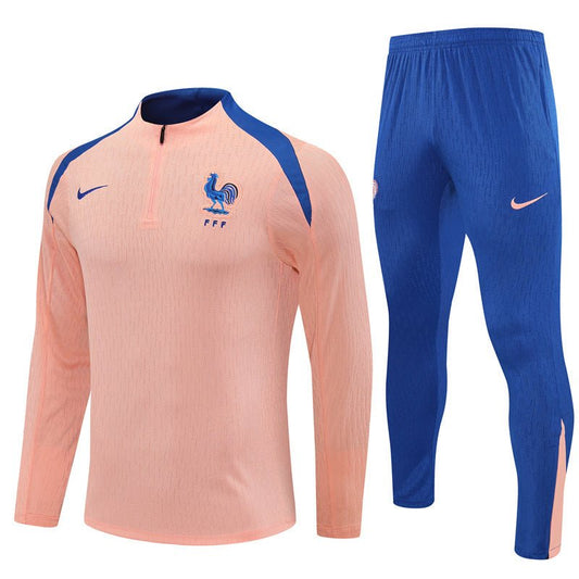 25/26 France Training Pink/Blue Tracksuit