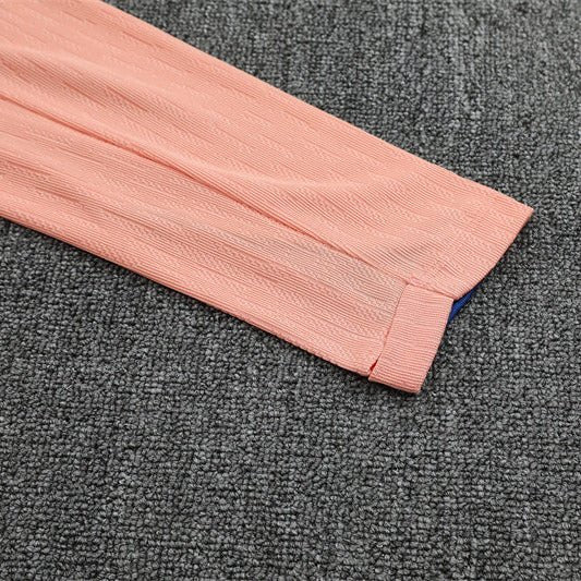 25/26 France Training Pink/Blue Kids Size Tracksuit