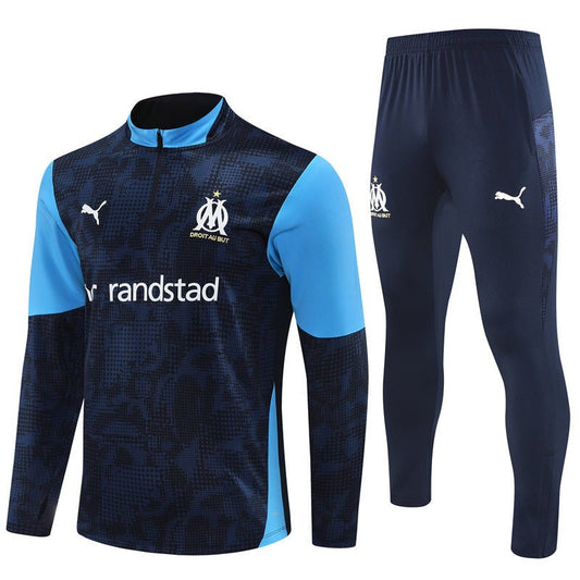 25/26 Marseille Training Navy Blue Tracksuit