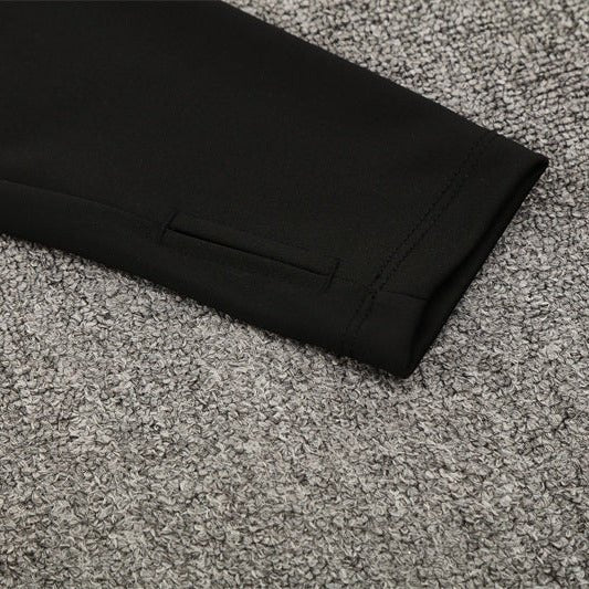 25/26 Portugal Training Black Kids Size Tracksuit