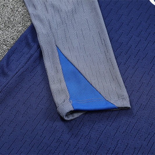 25/26 PSG Training Blue/Grey Kids Size Tracksuit