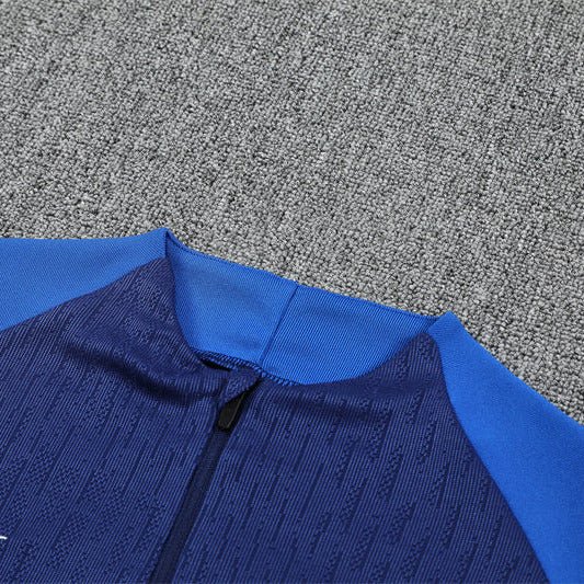 25/26 PSG Training Blue/Grey Kids Size Tracksuit