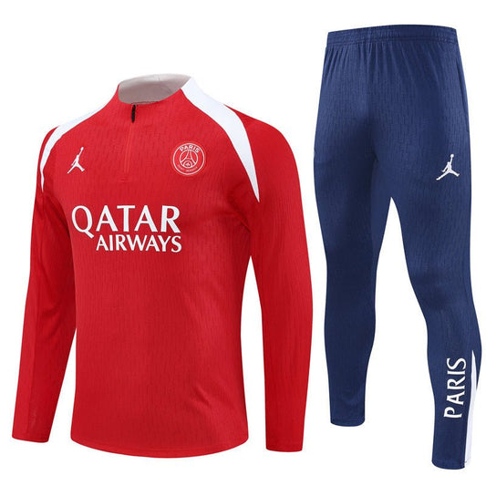25/26 PSG x Jordan Strike Drill Red Kids Size Tracksuit