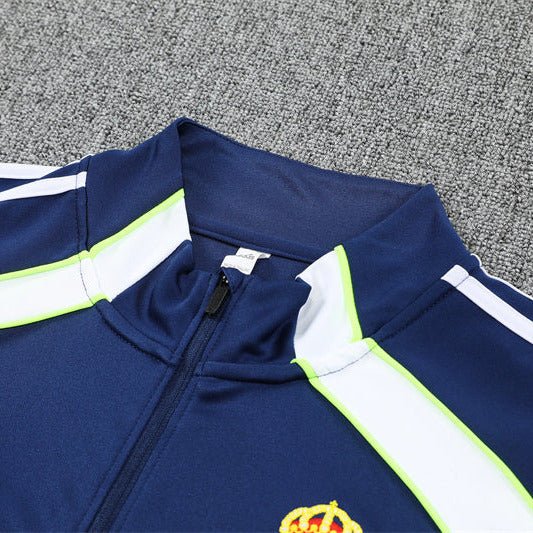 25/26 Real Madrid Retro Blue Kids Size Tracksuit