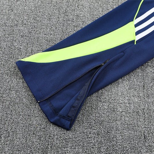 25/26 Real Madrid Retro Blue Kids Size Tracksuit