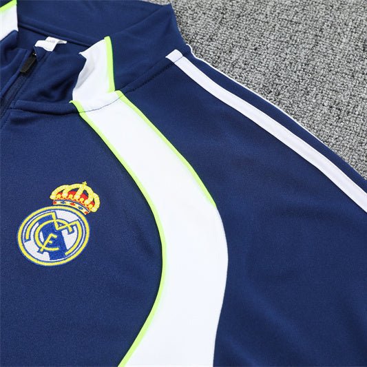 25/26 Real Madrid Retro Blue Kids Size Tracksuit