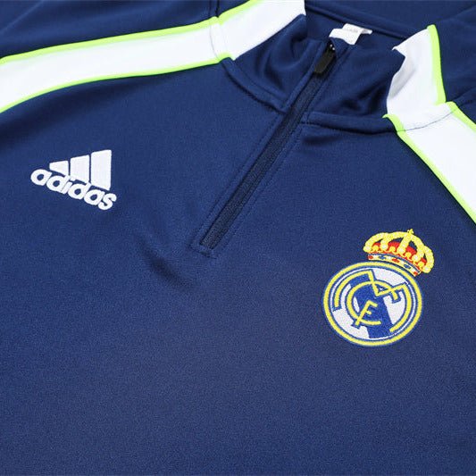 25/26 Real Madrid Retro Blue Kids Size Tracksuit
