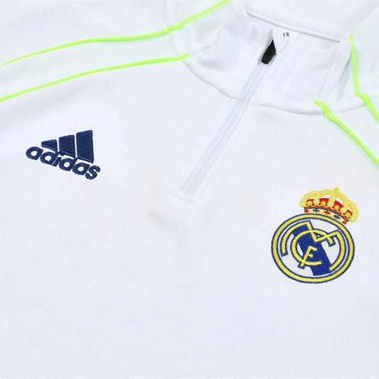 25/26 Real Madrid Retro White Kids Size Tracksuit