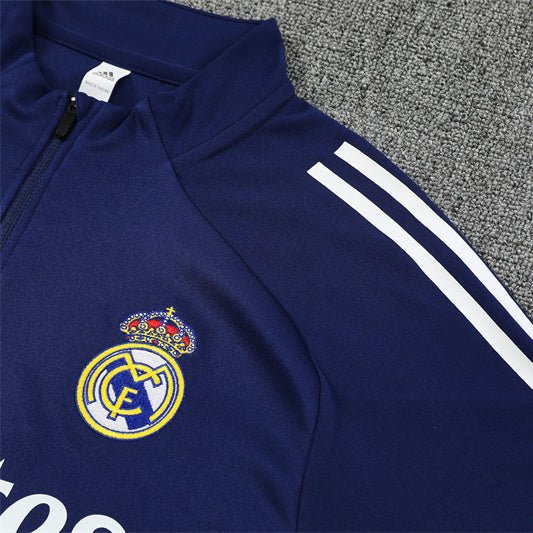 25/26 Real Madrid Training Blue Kids Size Tracksuit