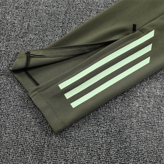 25/26 Real Madrid Training Dark Olive Kids Size Tracksuit