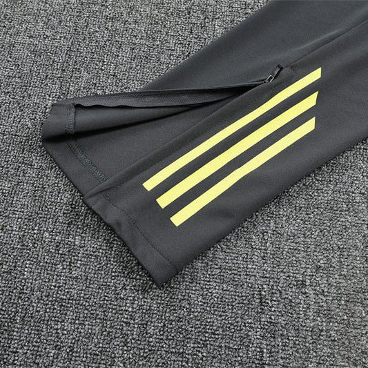 25/26 Real Madrid Training Grey/Yellow Kids Size Tracksuit