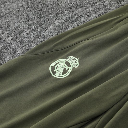 25/26 Real Madrid Training Lime Green Kids Size Tracksuit