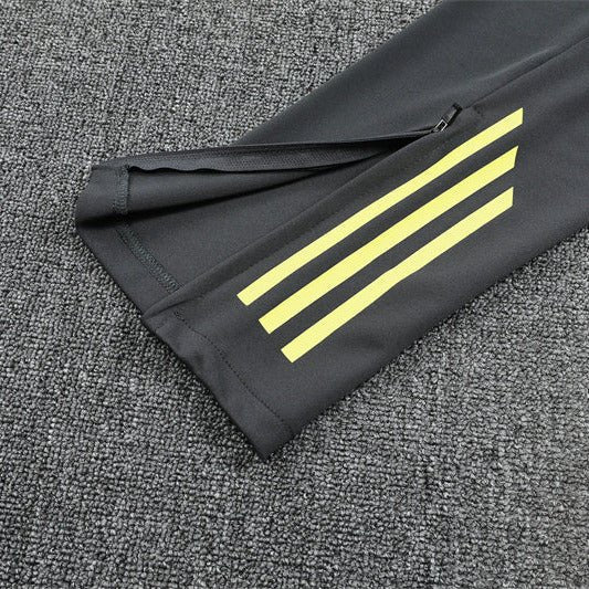 25/26 Real Madrid Training Yellow/Grey Kids Size Tracksuit