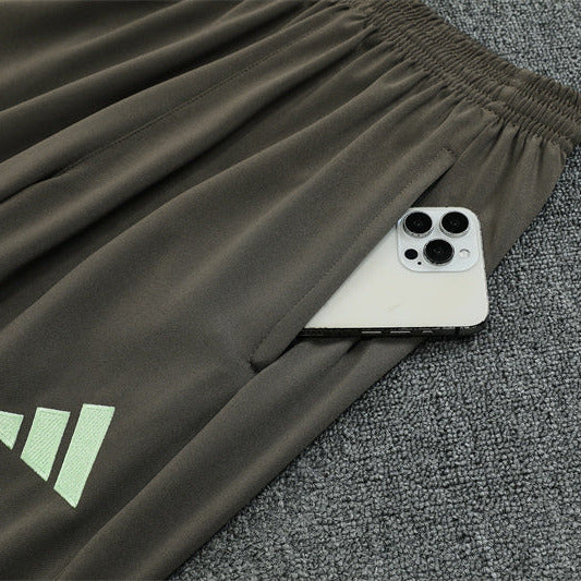 25/26 Real Madrid Training Lime Green Kids Size Tracksuit