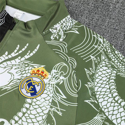 Real Madrid "Emerald Scales" Premium Kids Size Tracksuit